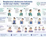 Ćwiczenia na ból szyi przy skręcaniu głowy: retrakcja, rozluźnianie mięśni, izometria. Pamiętaj: do granicy bólu, nigdy z bólem!